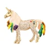 Unicorn Rhinestone Brooch Pin - Multi