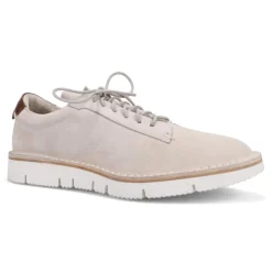 Unlined Suede Lace Up - Sand
