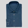 Washed Linen Shirt - Blue