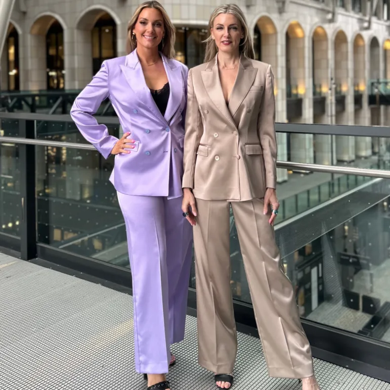Wide Leg Pants - Lavender