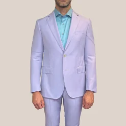 Wool / Lyocell Blend Suit - Lilac