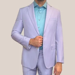 Wool / Lyocell Blend Suit - Lilac
