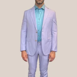 Wool / Lyocell Blend Suit - Lilac
